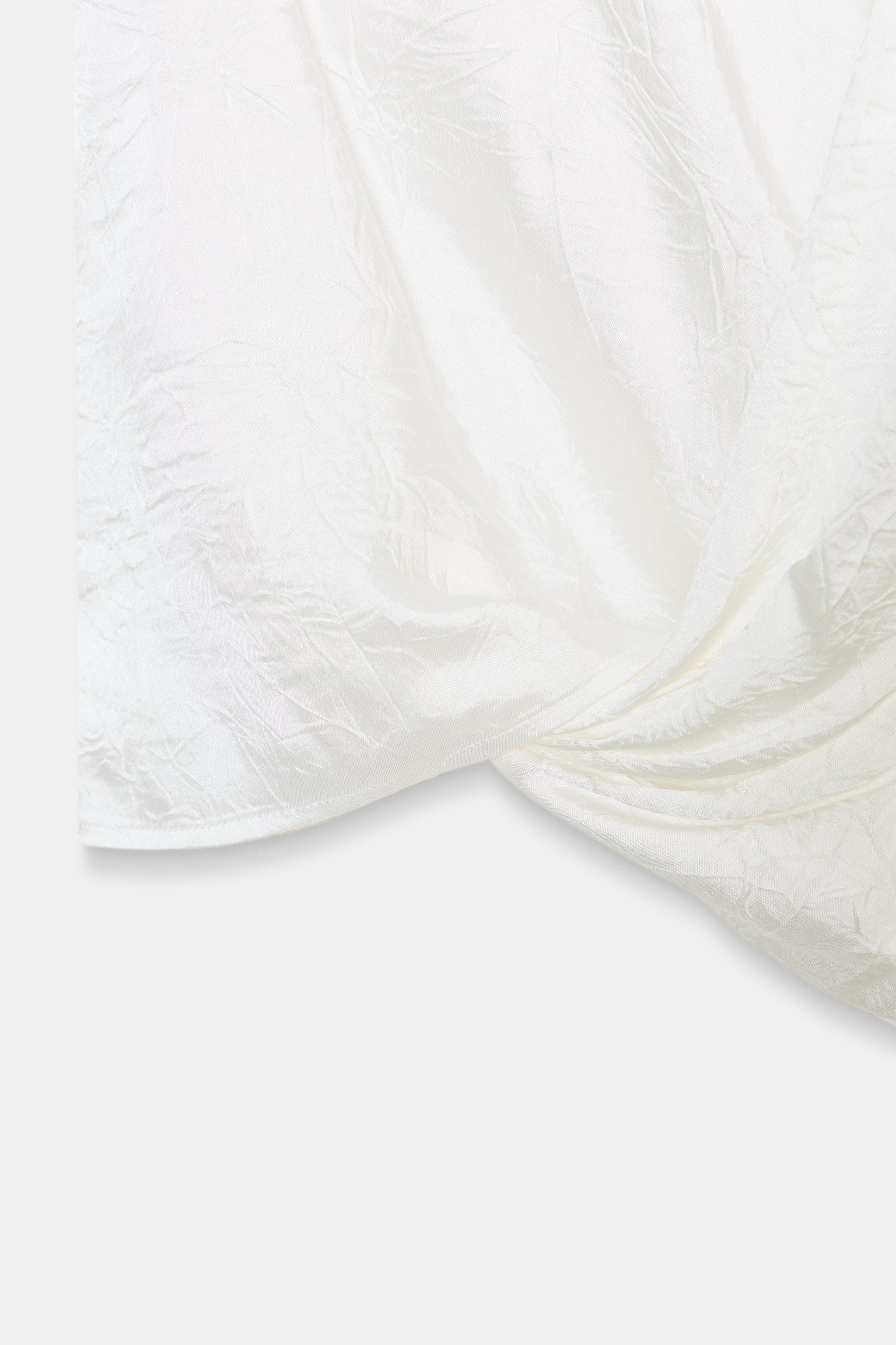 SATIN CROSSOVER TOP | Zara UK