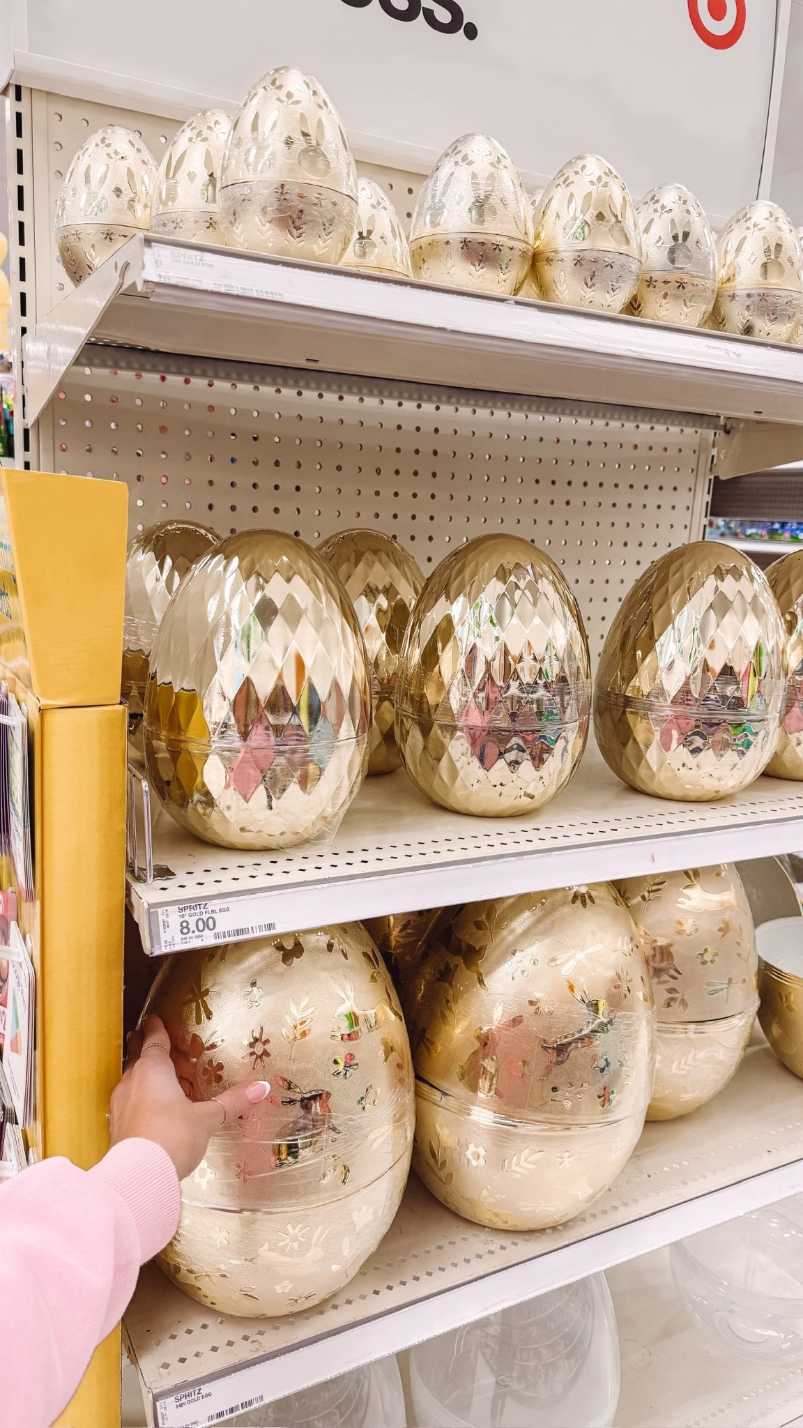 Love these large gold eggs that are fillable from Target!! 

Spritz gold Easter eggs seas and home decorations 

#LTKHome #LTKmomlife #LTKSeasonal