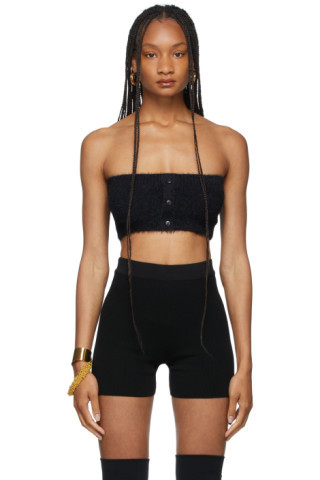 Jacquemus - Black La Montagne 'Le Bandeau Neve' Bra | SSENSE