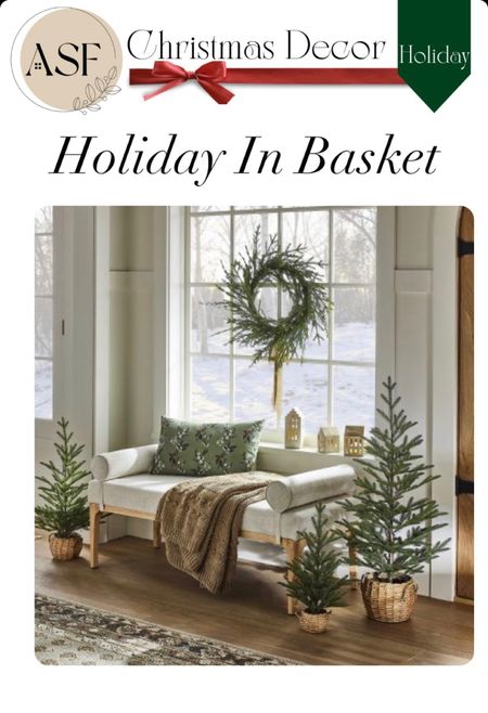Christmas tree, basket, holiday decor, holiday home

#LTKHoliday #LTKSeasonal #LTKhome