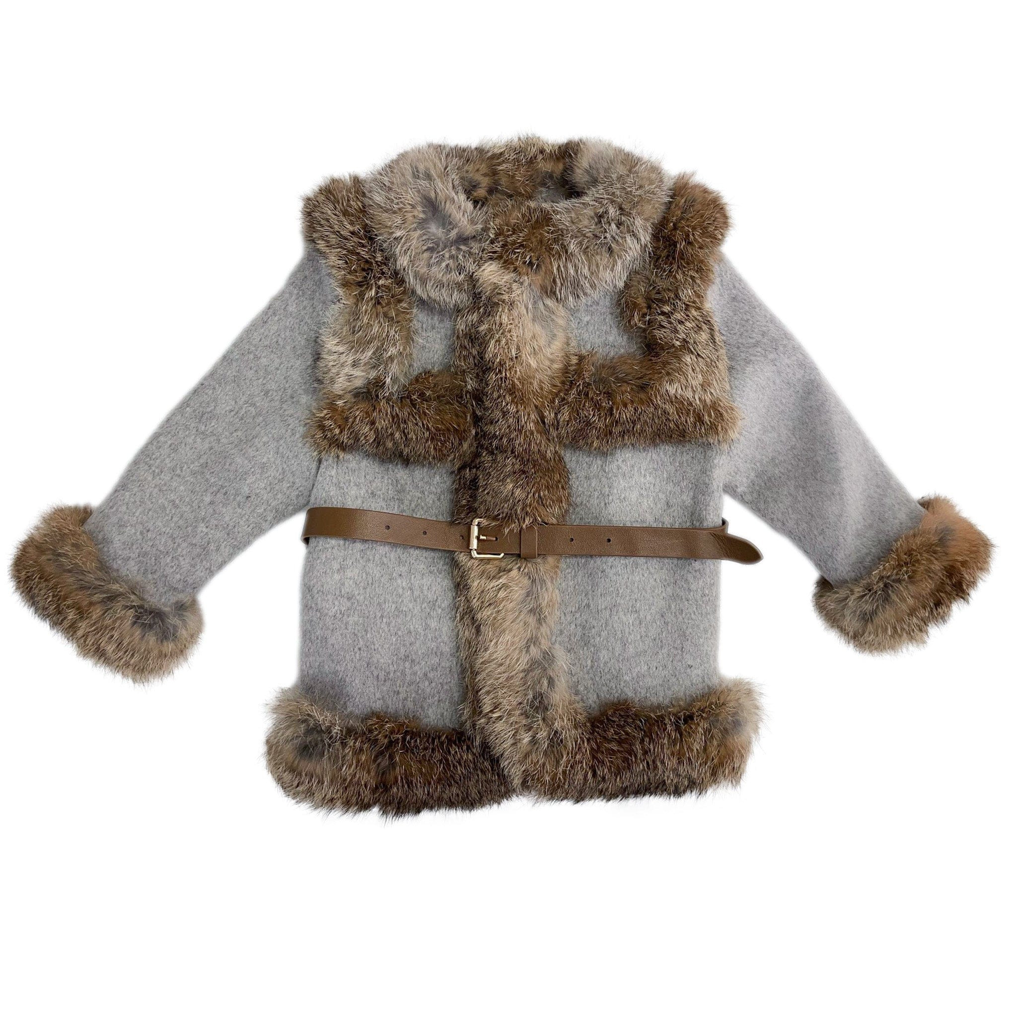 Peter Grey Wool Coat | petite maison kids