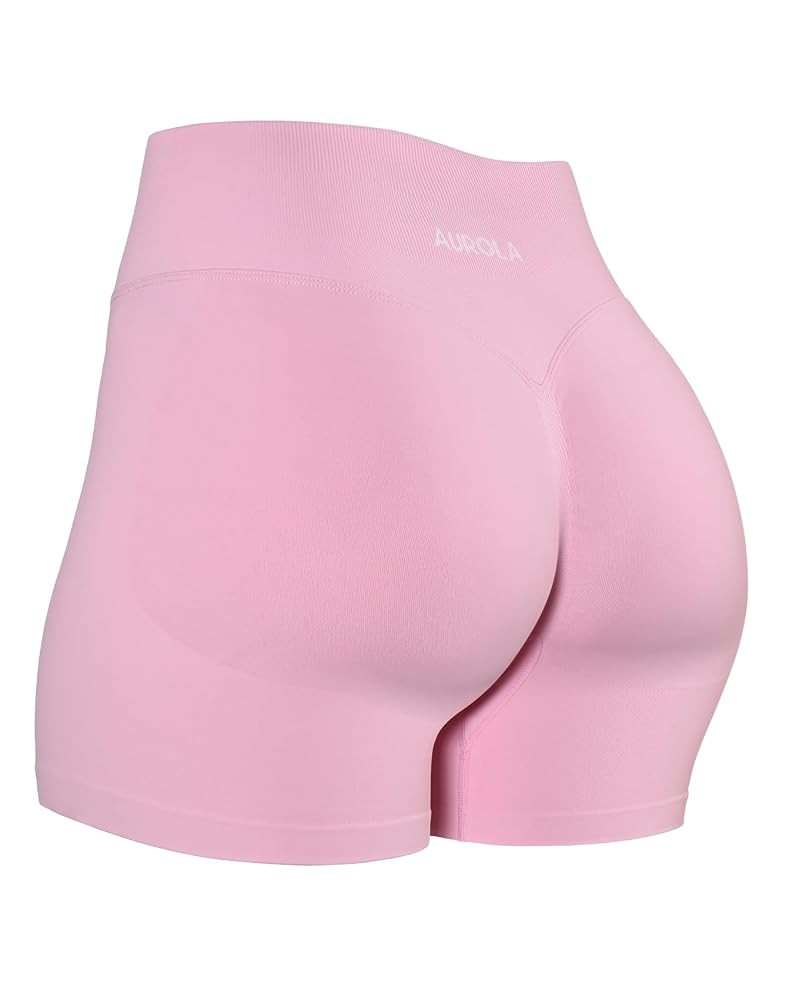 AUROLA Influence Workout Shorts for Women,2.5 3.5 4.5 5.5 6.5 No Roll Up Squat Proof Scrunch Seam... | Amazon (US)