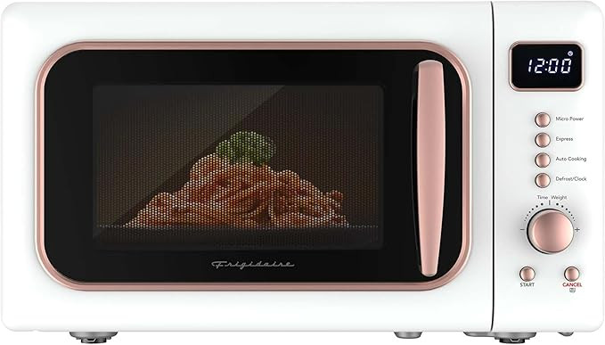 FRIGIDAIRE EMW788RETRO 0.7 cu. ft. Retro Microwave, White-RoseGold | Amazon (US)