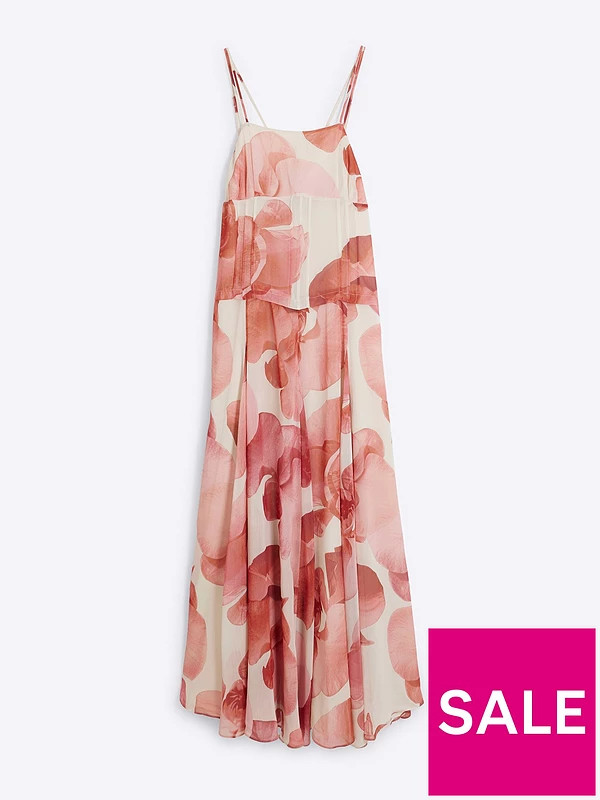 River Island Swing Skirt Dress - Pink | Very (UK)