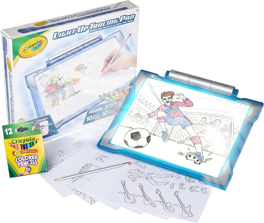 Crayola Light Up Tracing Pad - Blue, Drawing Projector for Kids, Kids Toys, Tracing Light Box, Gi... | Amazon (US)