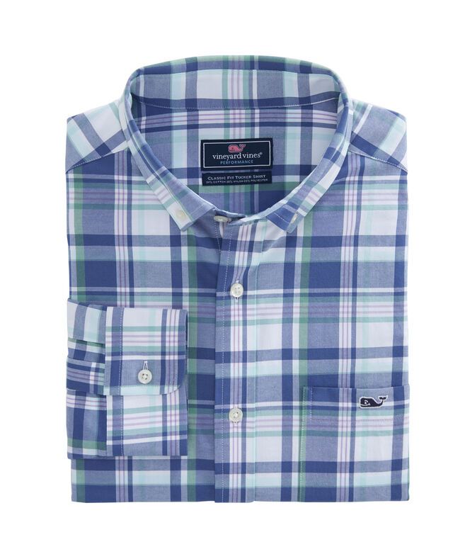 Otter Rock Plaid Classic Performance Tucker Shirt | Vineyard Vines