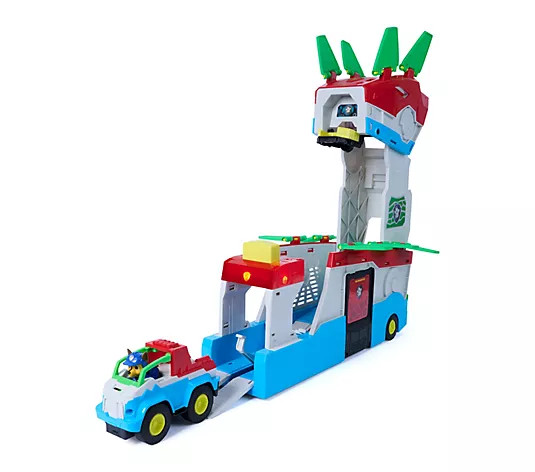 Paw Patrol Dino Mobile Headquarters w/Lights & Sounds - QVC.com | QVC