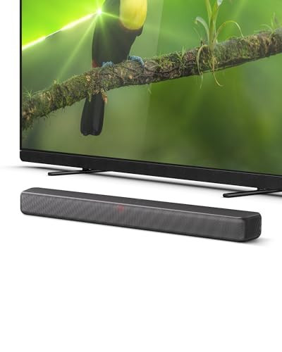 PHILIPS TAB5109 Sound Bar for TV, 2.0 Channel Sound,DTS Virtual:X,Dolby Digital Plus,BT LE Audio,EQ Effects,Night Mode,Easy Setup, EasyLINK,Roku TV Ready,Remote/APP Control,Darkgrey | Amazon (US)