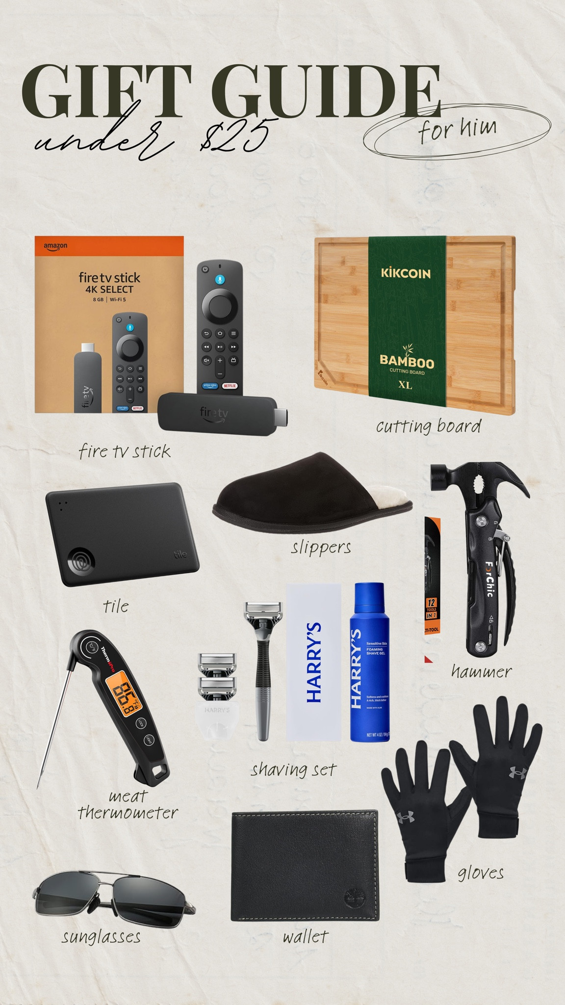 gift guide for him under $25!

gift guide, for him, holiday gifts

#LTKHoliday #LTKGiftGuide