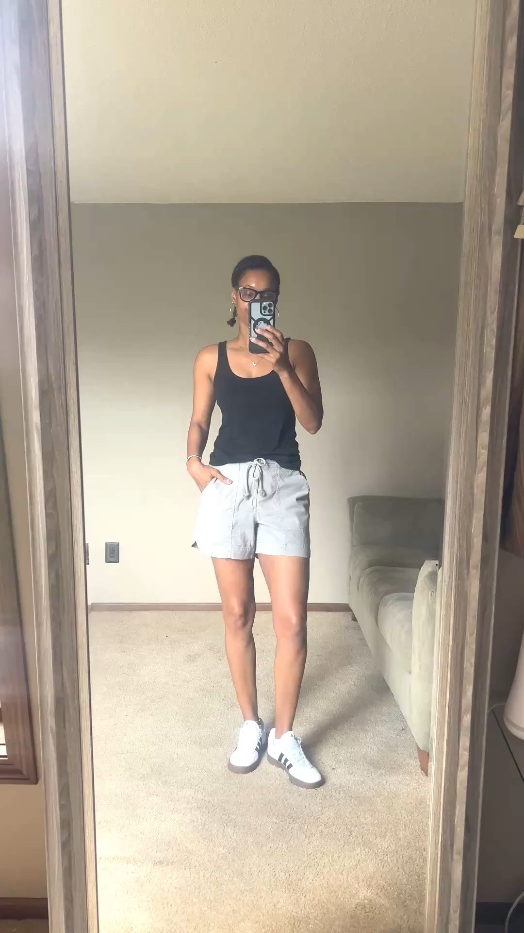 Grabbed these @Kohl's. I like the length of these shorts on my tall legs and they are a nice option for a simple summer outfit or casual outfit idea. Multiple colors available.

#LTKootd #LTKOver40