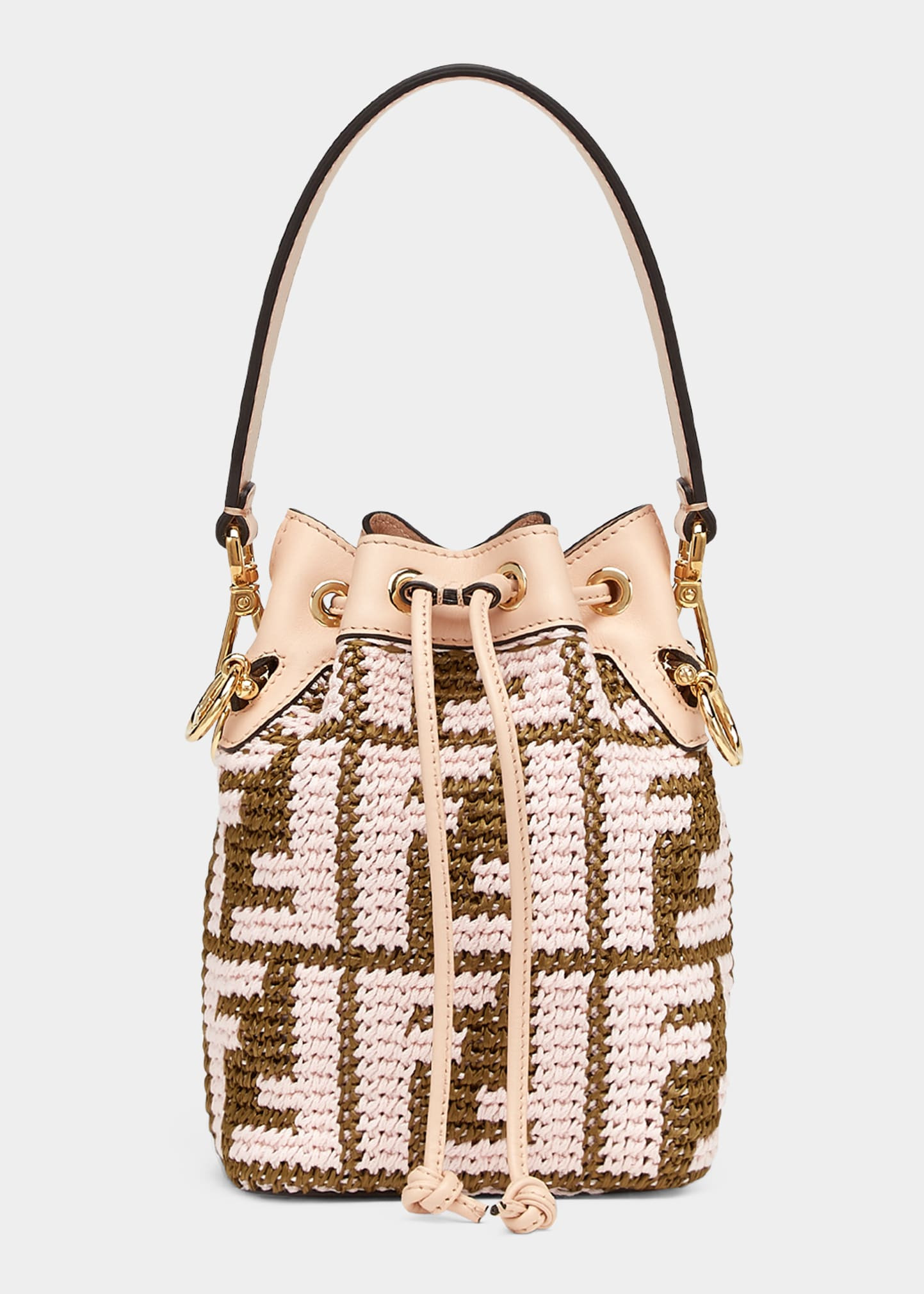 Mon Tresor FF Bucket Top-Handle Bag | Bergdorf Goodman