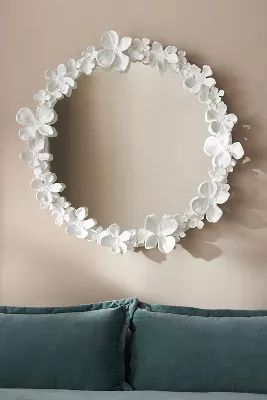 Round Dogwood Mirror | Anthropologie (US)