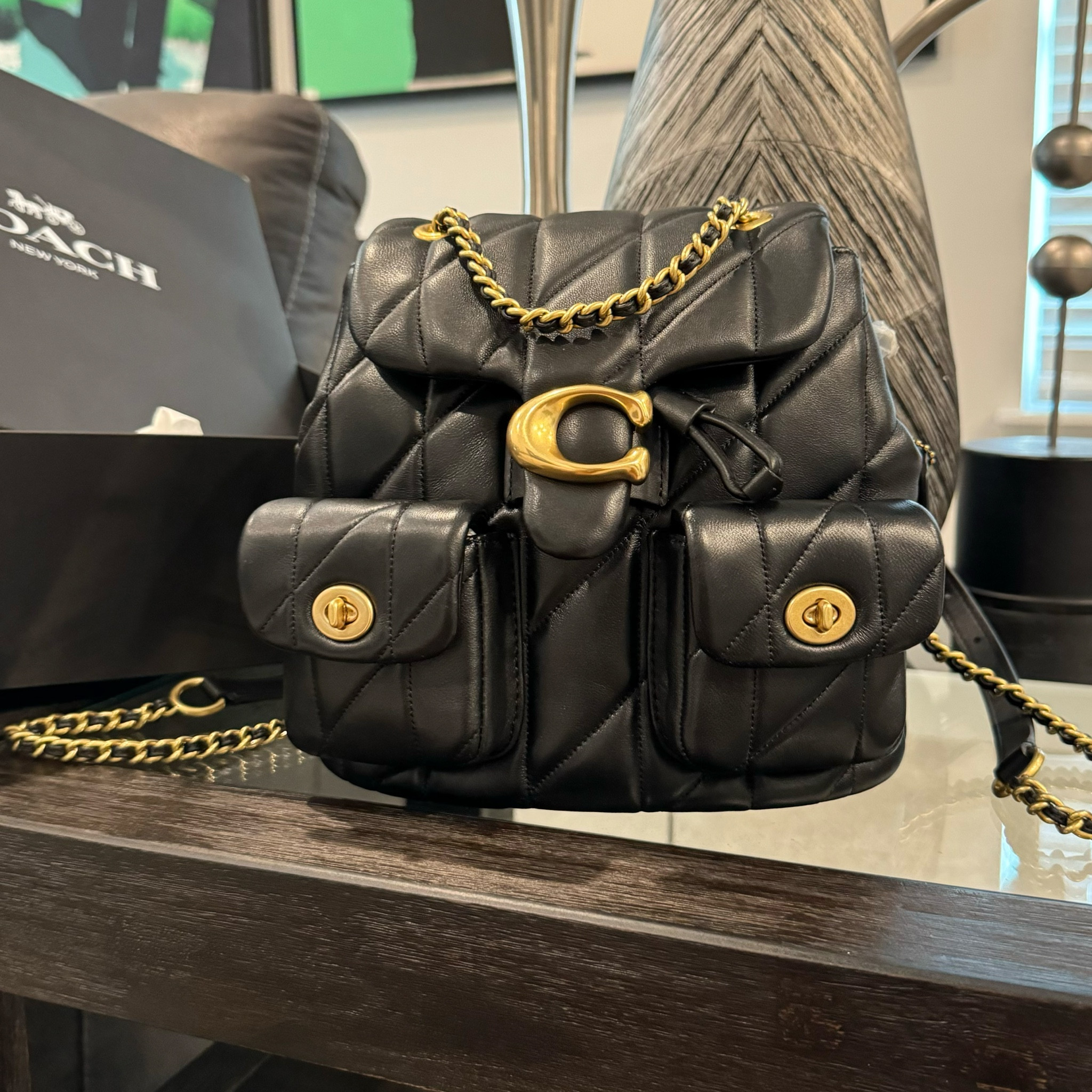 My latest obsession – the stunning Coach Quilted Tabby Backpack! 🎒✨ #Coach #CoachTabby #QuiltedTabby

#LTKItBag #LTKStyleTip