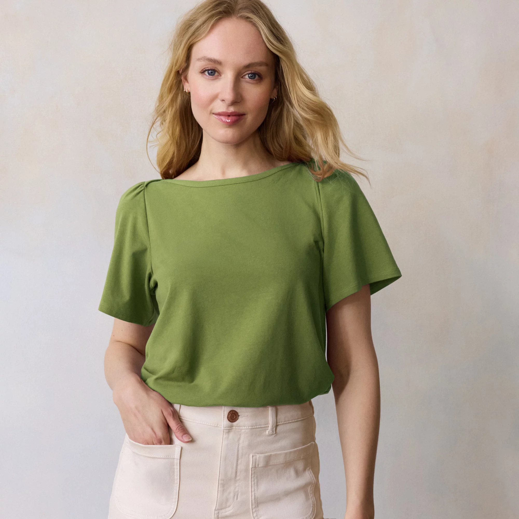 Women's LC Lauren Conrad Envelope Neckline T-Shirt | Kohl's