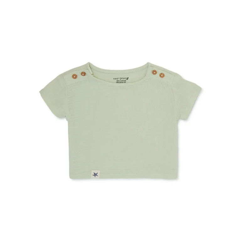 easy-peasy Baby Short Sleeve Solid Tee, Sizes 0M-24M | Walmart (US)