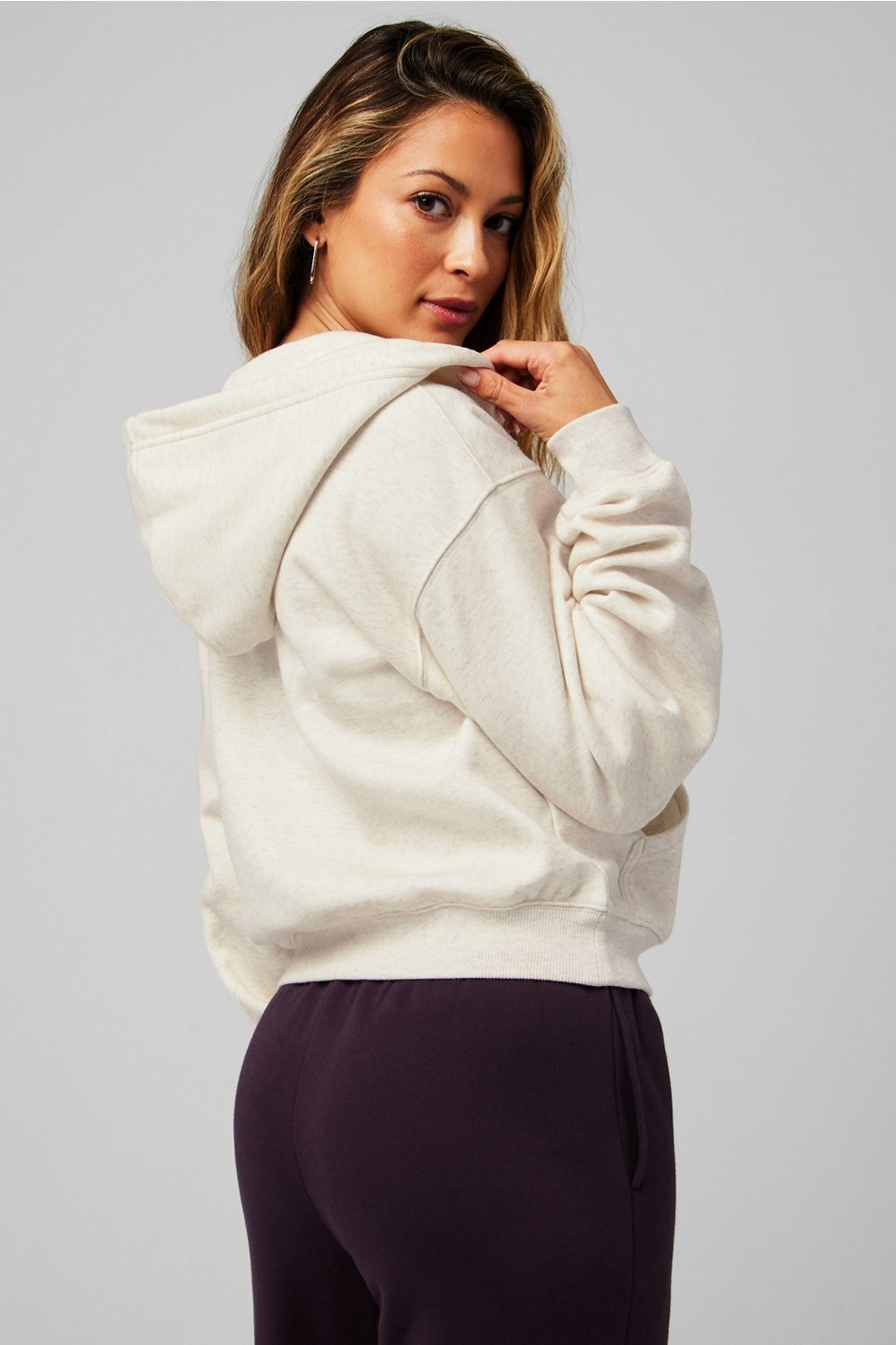 Cozy Fleece Full Zip Hoodie | Fabletics