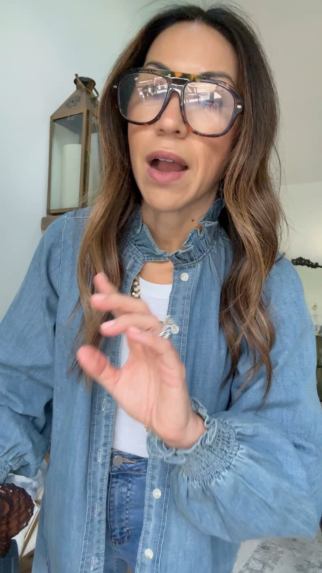 Jelly shoes, TTS. Denim shirt it’s small. White T-shirt small.

#LTKOver40 #LTKPetite