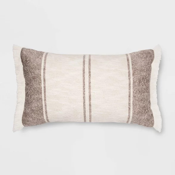 Woven Striped Throw Pillow - Threshold™ | Target
