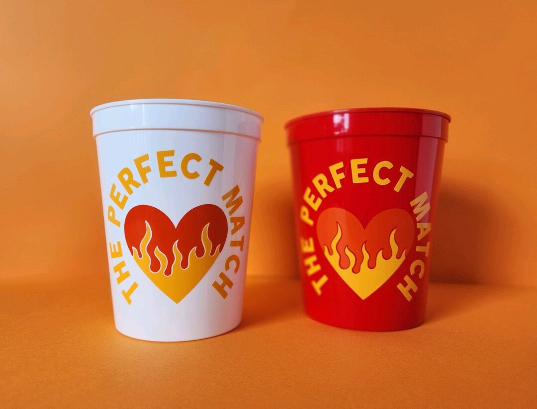 Perfect Match Party Cups for Bachelorette Parties the Perfect Match Cups Fire Party Cups for Hen ... | Etsy (US)