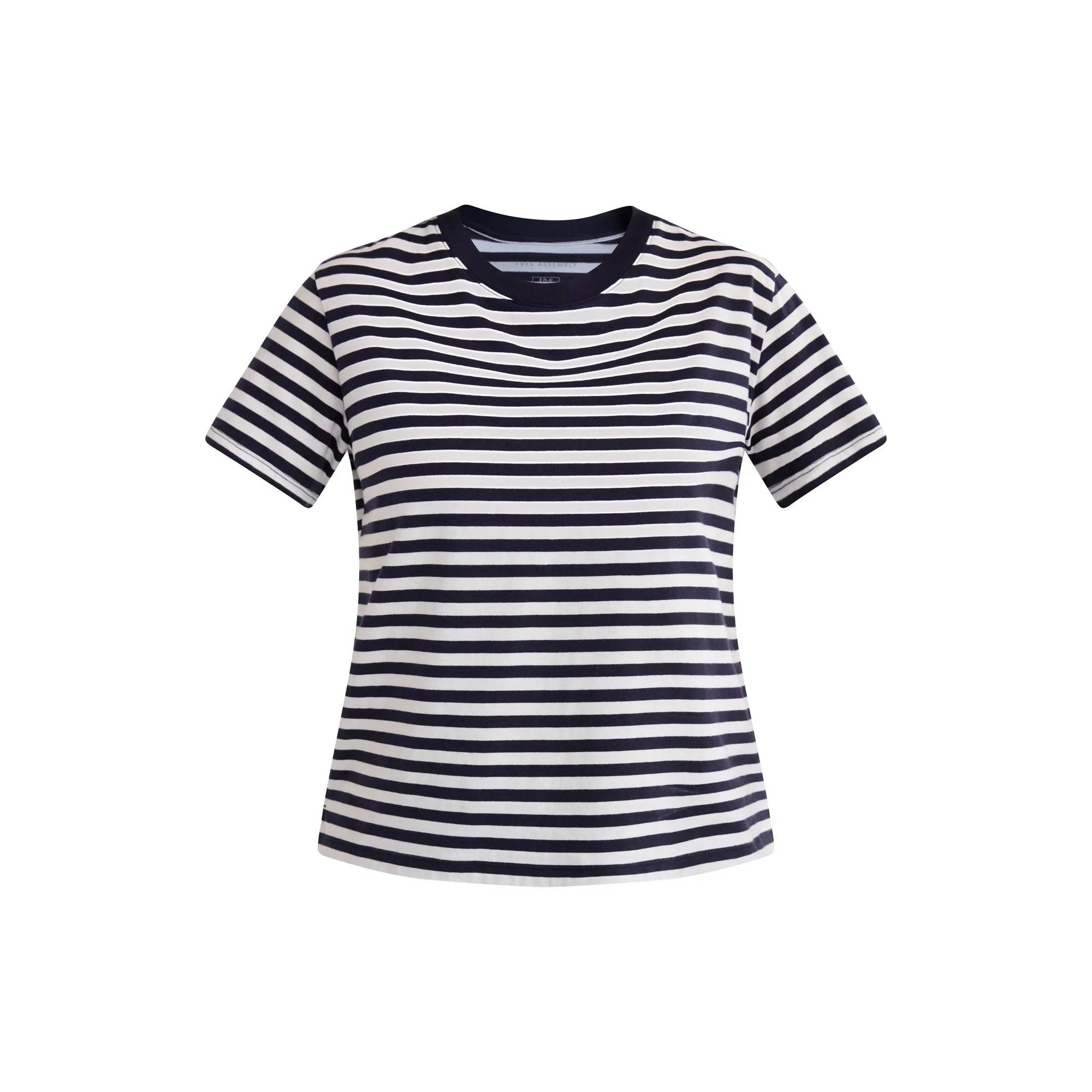 Free Assembly Women's Cotton Cropped Boxy Tee with Short Sleeves, Sizes XS-XXL - Walmart.com | Walmart (US)