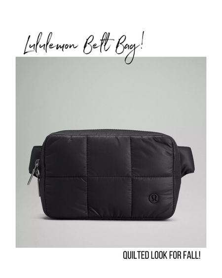 Quilted puffer style everywhere belt bag from Lululemon! Perfect for fall & winter looks. Fall outfits, fall fashion


#LTKfindsunder100 #LTKitbag #LTKGiftGuide