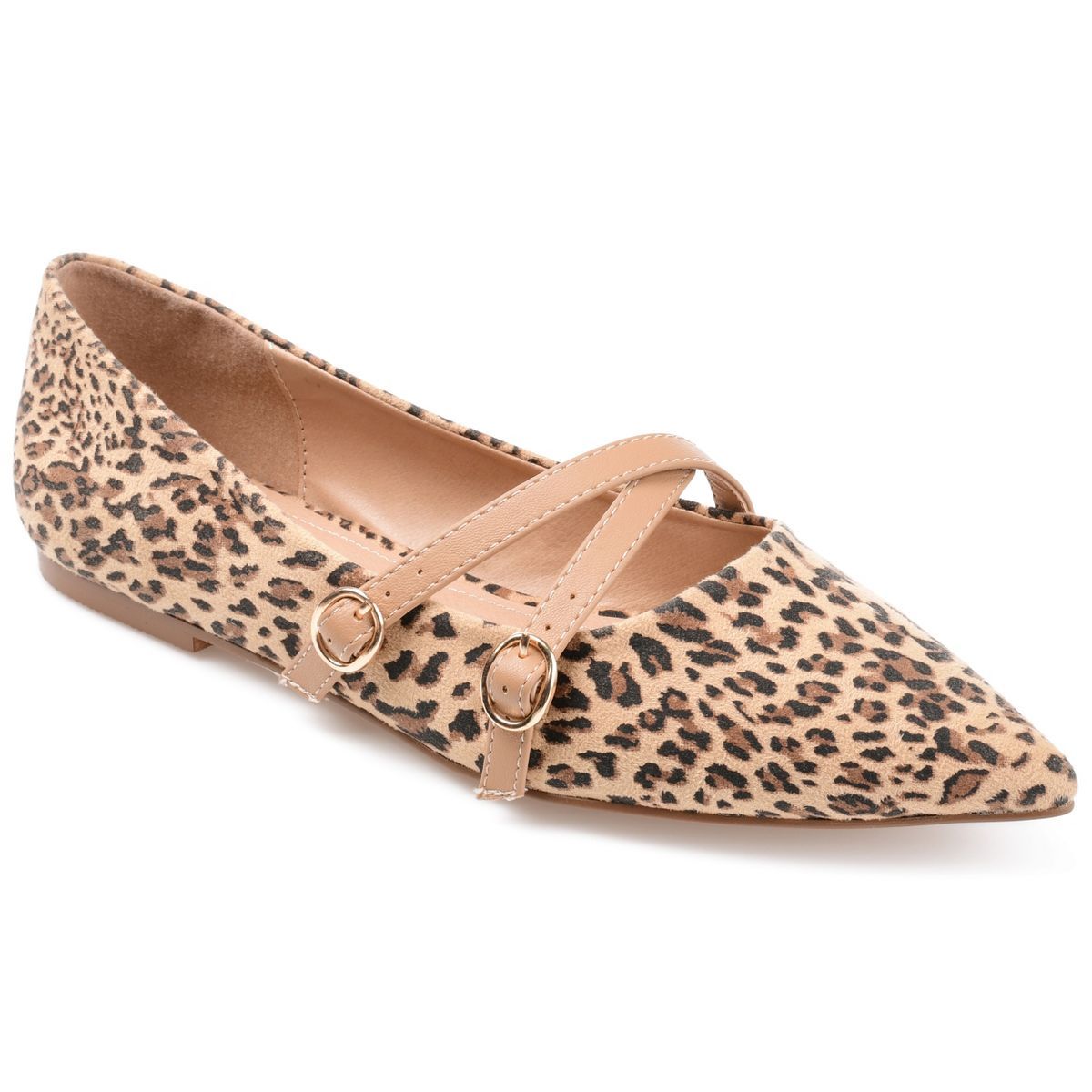 Journee Collection Womens Patricia Slip On Pointed Toe Ballet Flats | Target