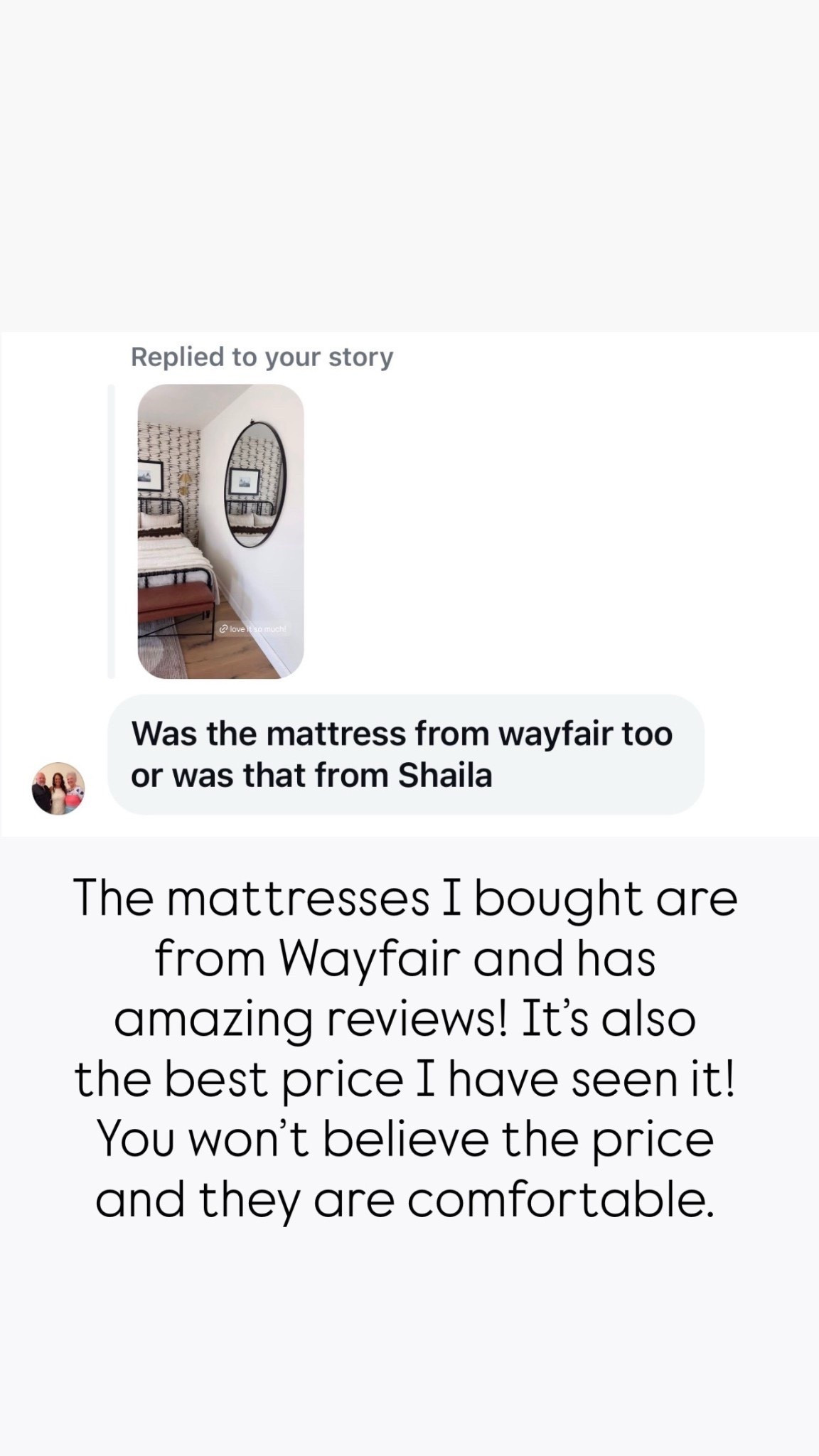 My favorite mattress in a box and gets delivered right to your front door! 



#LTKOver40 #LTKHome #LTKSaleAlert