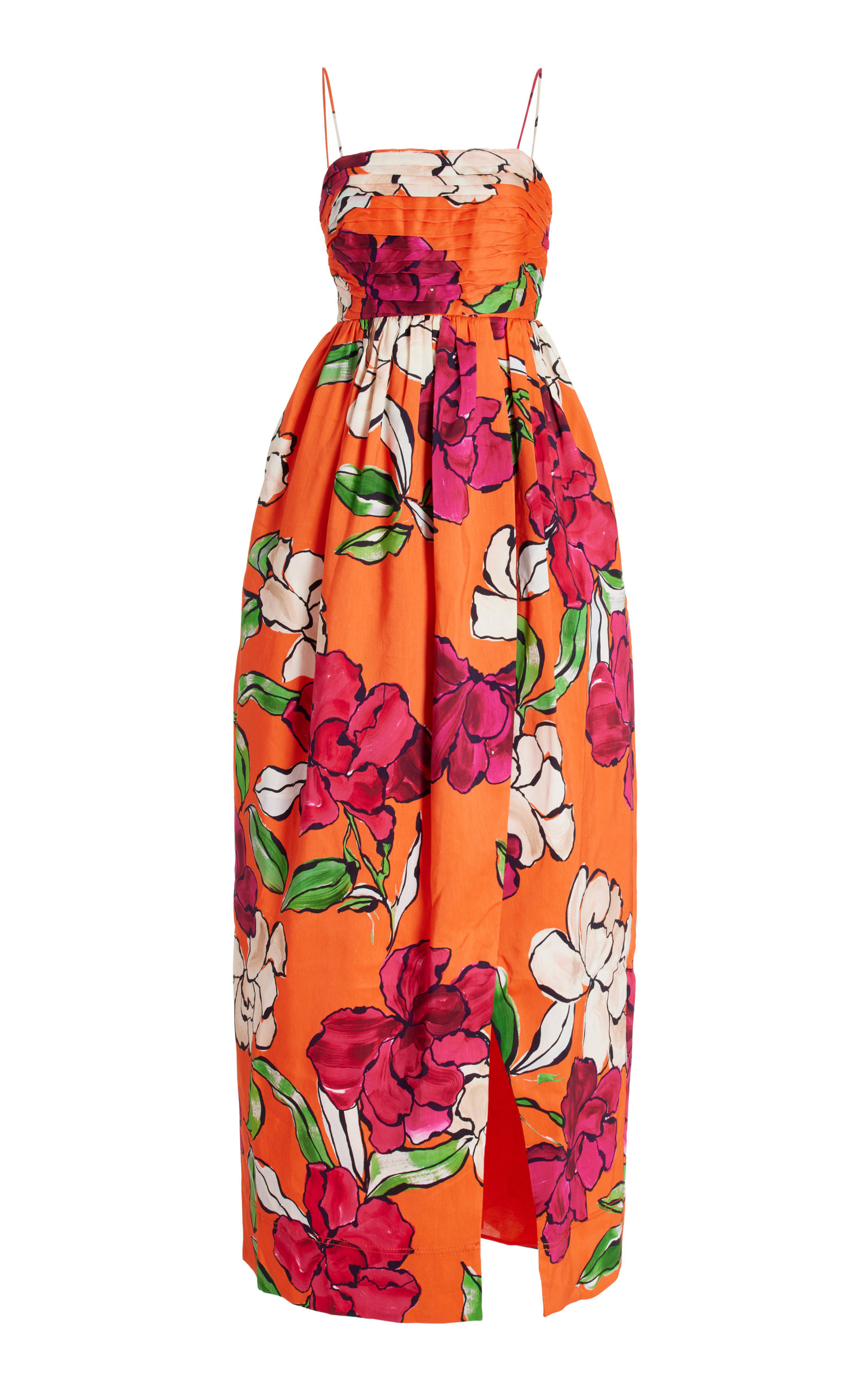 Monument Tulip Linen-Blend Maxi Dress | Moda Operandi (Global)