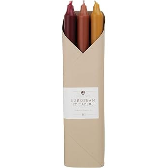 Northern Lights Candles - 12" 6pk Taper Combo - Autumn Harvest - 72744 | Amazon (US)