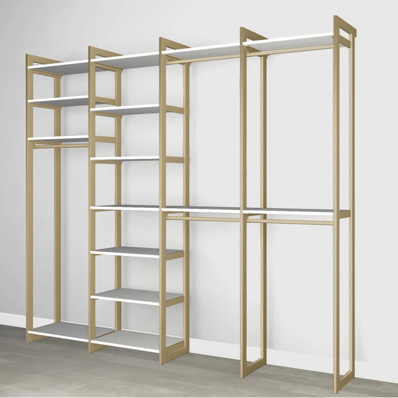 California Closets® The Everyday System™ 96" W 14"D Closet System | Wayfair North America