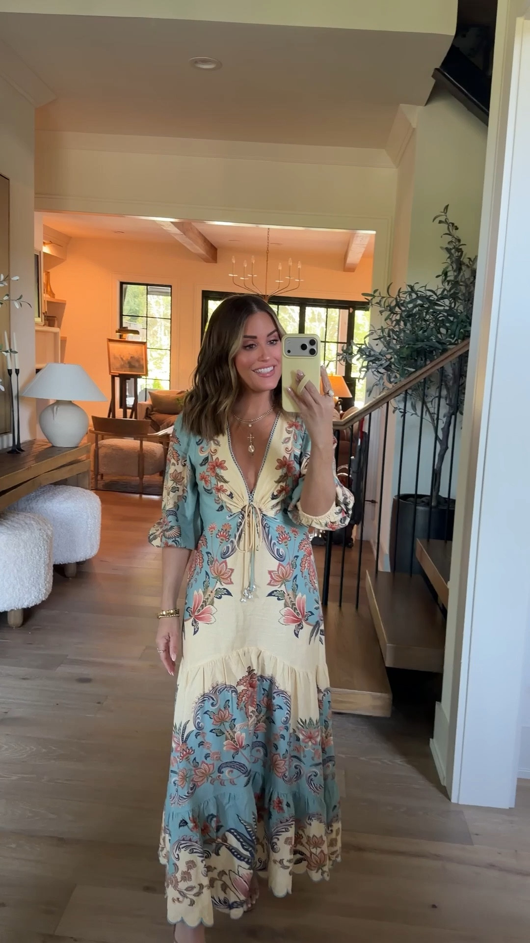 Wearing an xs in this gorgeous dress — went to a brand dinner and the theme was Amalfi coast, so I did my best to match that with some yellow and blue. Definitely a splurge, but a classic, timeless piece — and one retailer has it 25% off right now!

Wore with nippies since its low cut and my favorite heels that go with everything (run tts). Also linking jewelry! 

*currently 16 weeks pregnant 

Spring dress, beach dress, farm Rio, vacation, Italy 



#LTKBump #LTKSaleAlert #LTKPetite