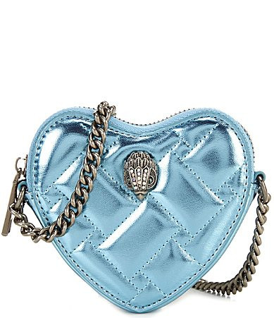 Kurt Geiger London Micro Heart Crossbody Bag - Blue | Dillard's