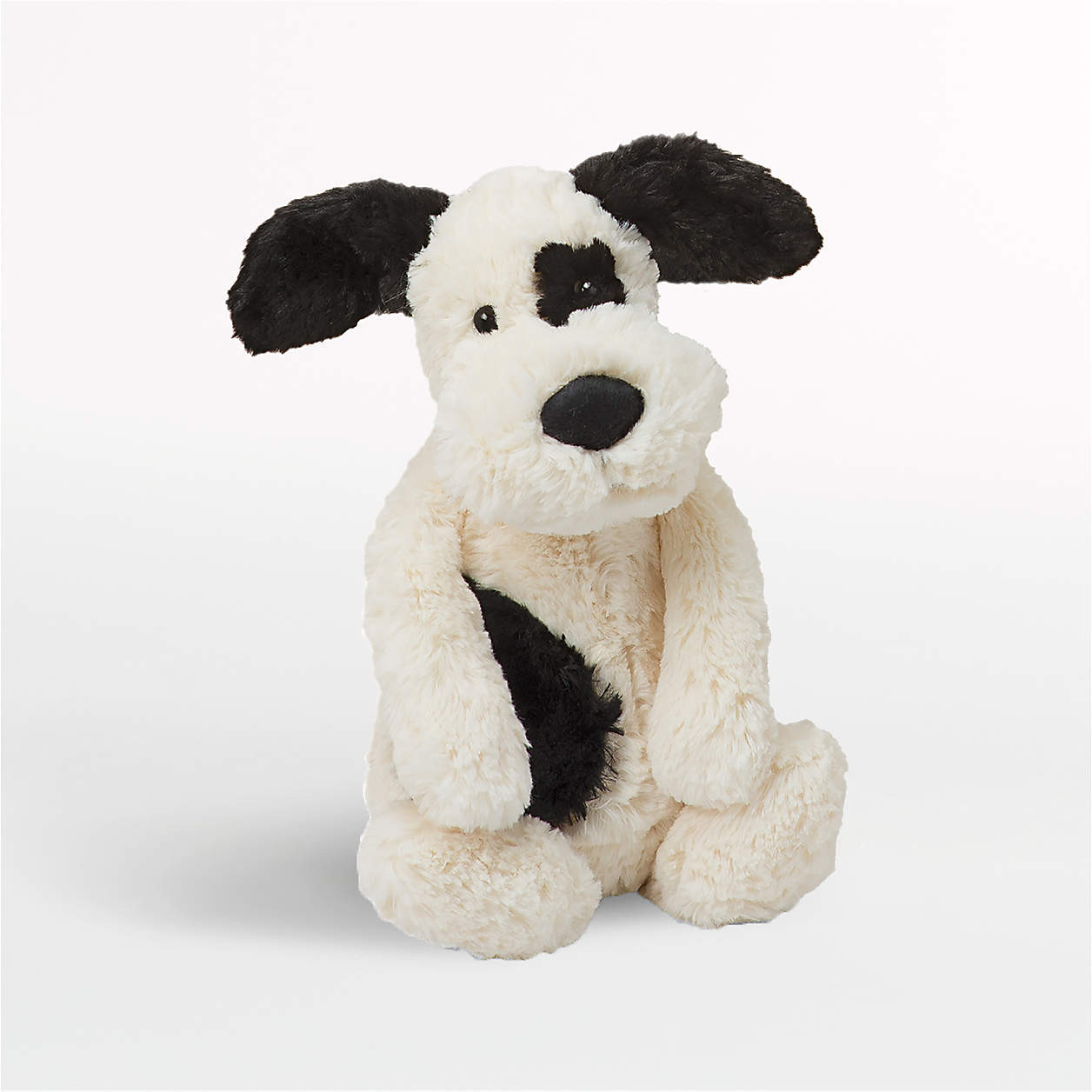 Jellycat Bashful Black and Cream Puppy Kids Stuffed Animal + Reviews | Crate & Kids | Crate & Barrel