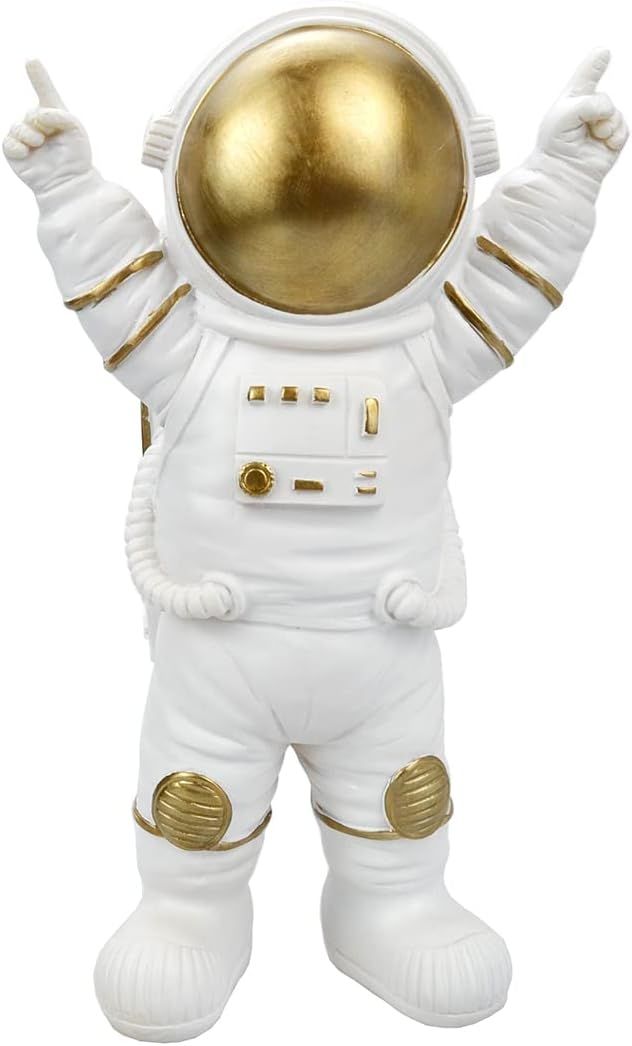 Astronaut Statues Sculpture Figurine Ornament Home Arts and Crafts Desktop Accessories Tabletop D... | Amazon (US)