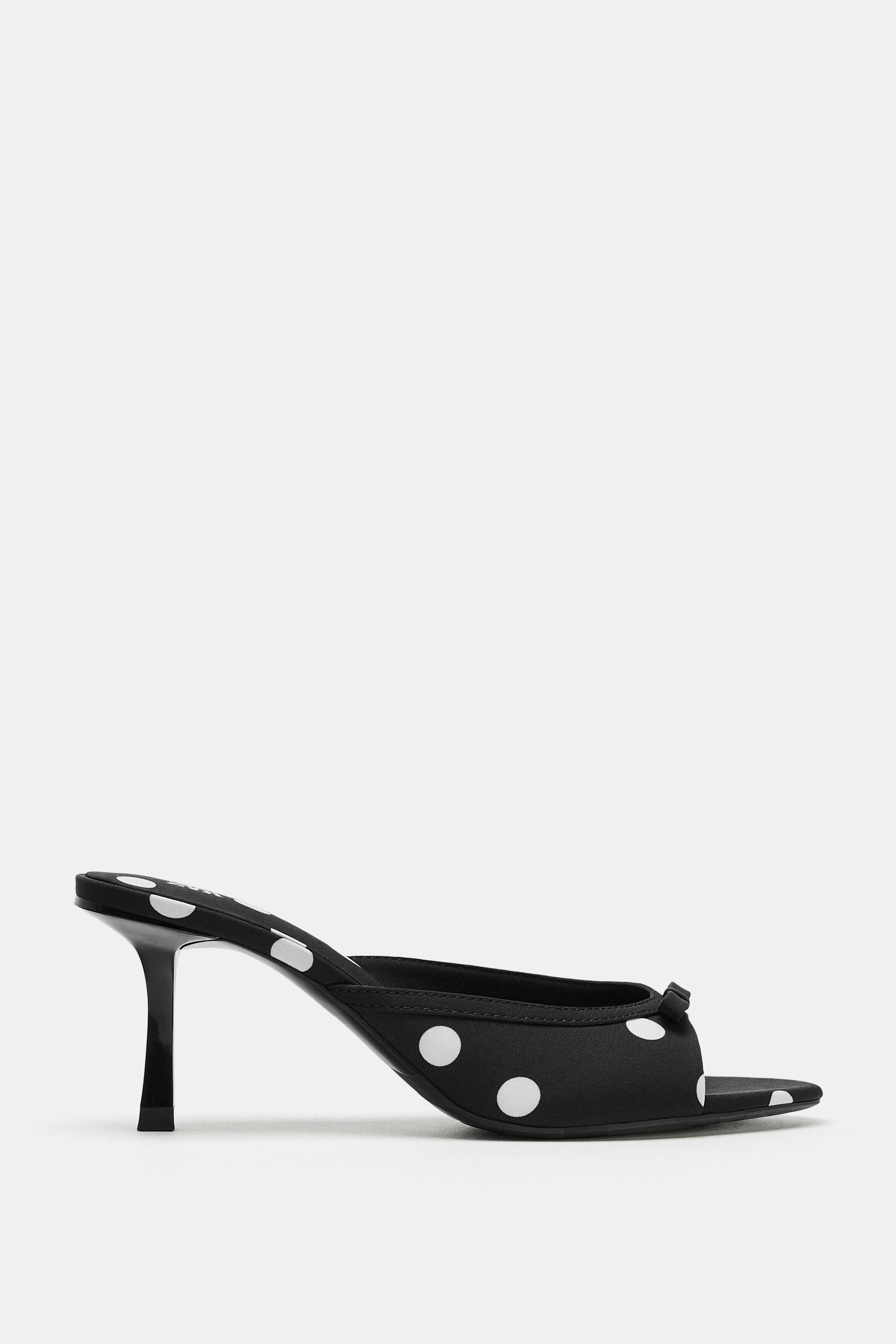 PRINTED BOW SANDALS | Zara US