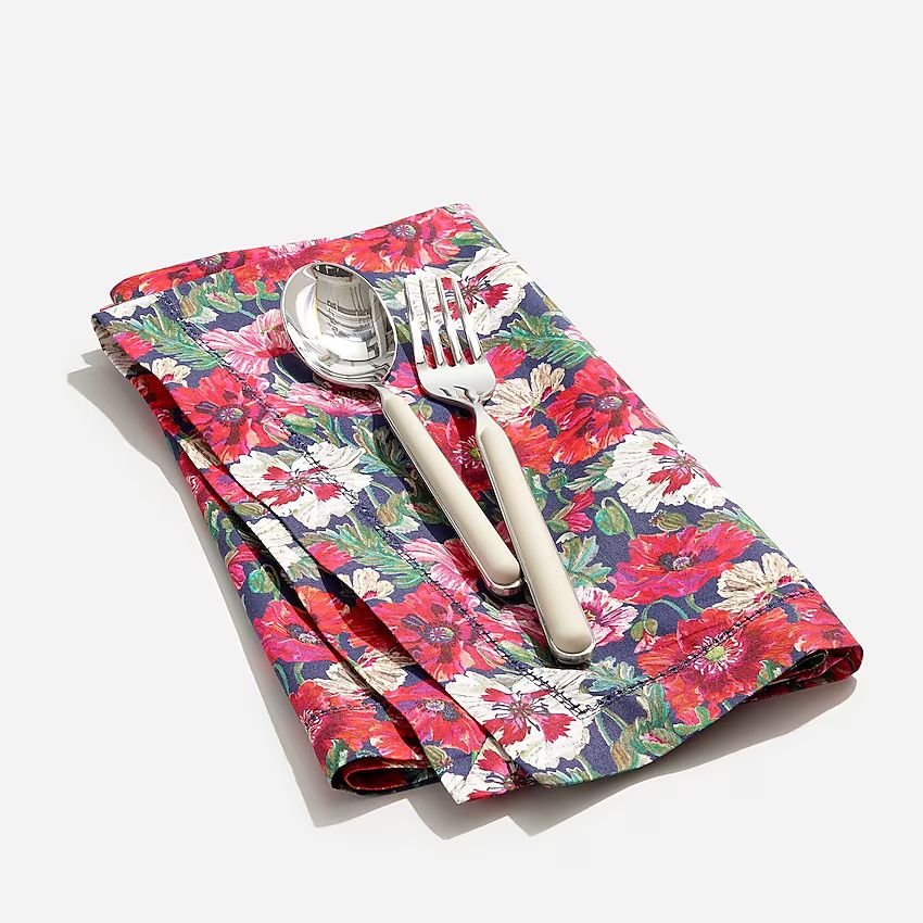 Limited-edition set-of-four napkins in Liberty® fabrics | J.Crew US