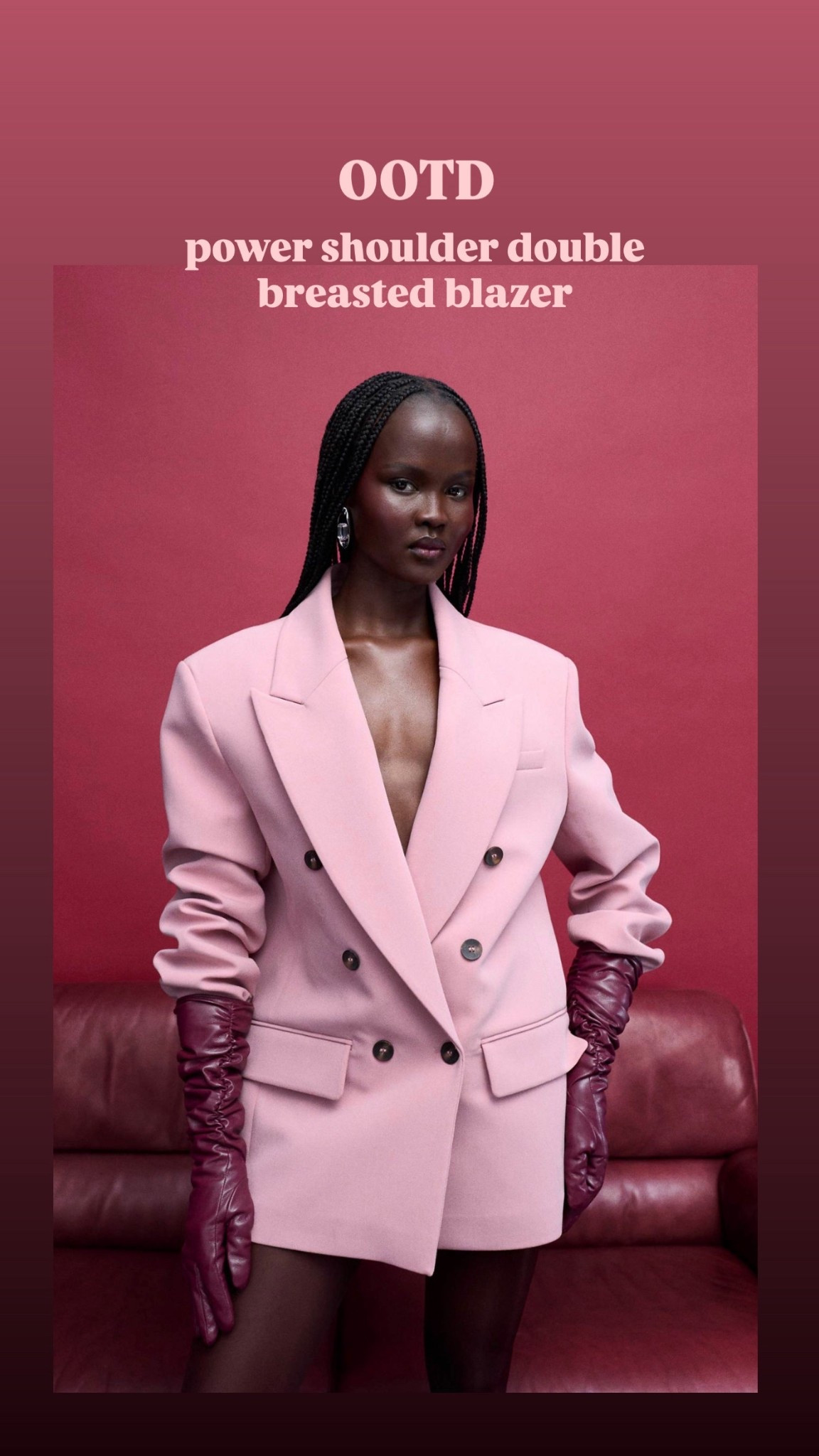 Find of the day - power shoulder double breasted blazer in soft pink (available in other colors too)🩷

#LTKTravel #LTKootd #LTKWorkwear