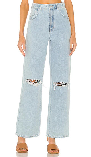 X Sofia Richie Heidi Jean in Holiday Blue Organic | Revolve Clothing (Global)