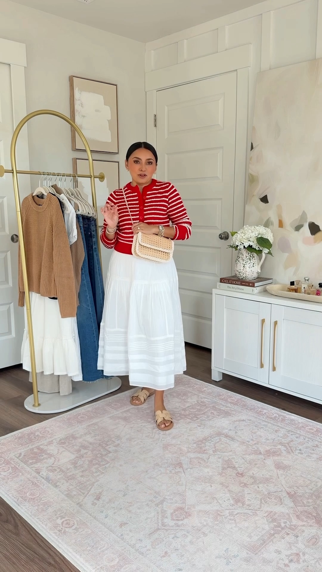 Red stripe cardigan size xs TTS
White maxi skirt size xs petite TTS
Sandals size 5 TTS

#LTKSaleAlert #LTKPetite #LTKootd

#LTKPetite #LTKootd #LTKgrwm