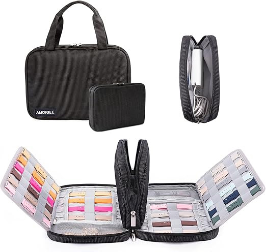 AMOIGEE 2 in 1 Watch band Case Organizer for 40 Watch Strap,Watch Band Storage Compatible with Ap... | Amazon (US)