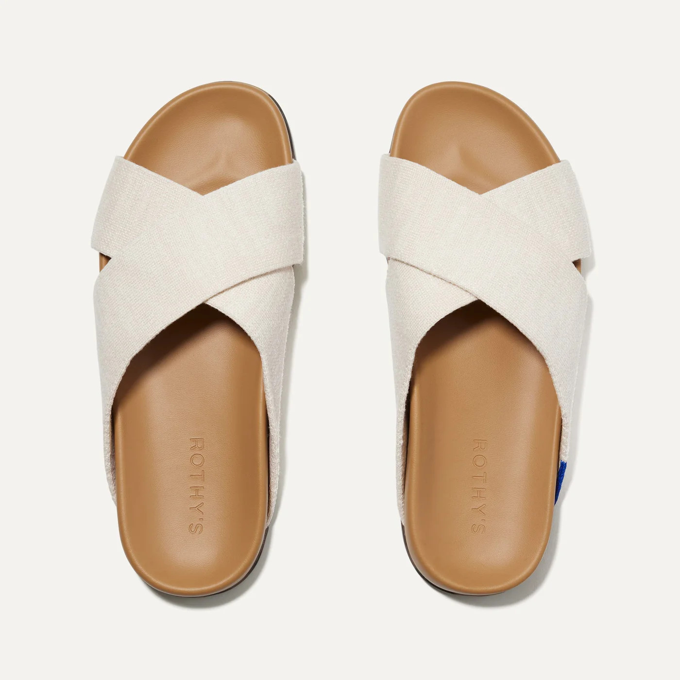 The Weekend Slide in Oat | Women's Sandals | Rothy's | Rothy's