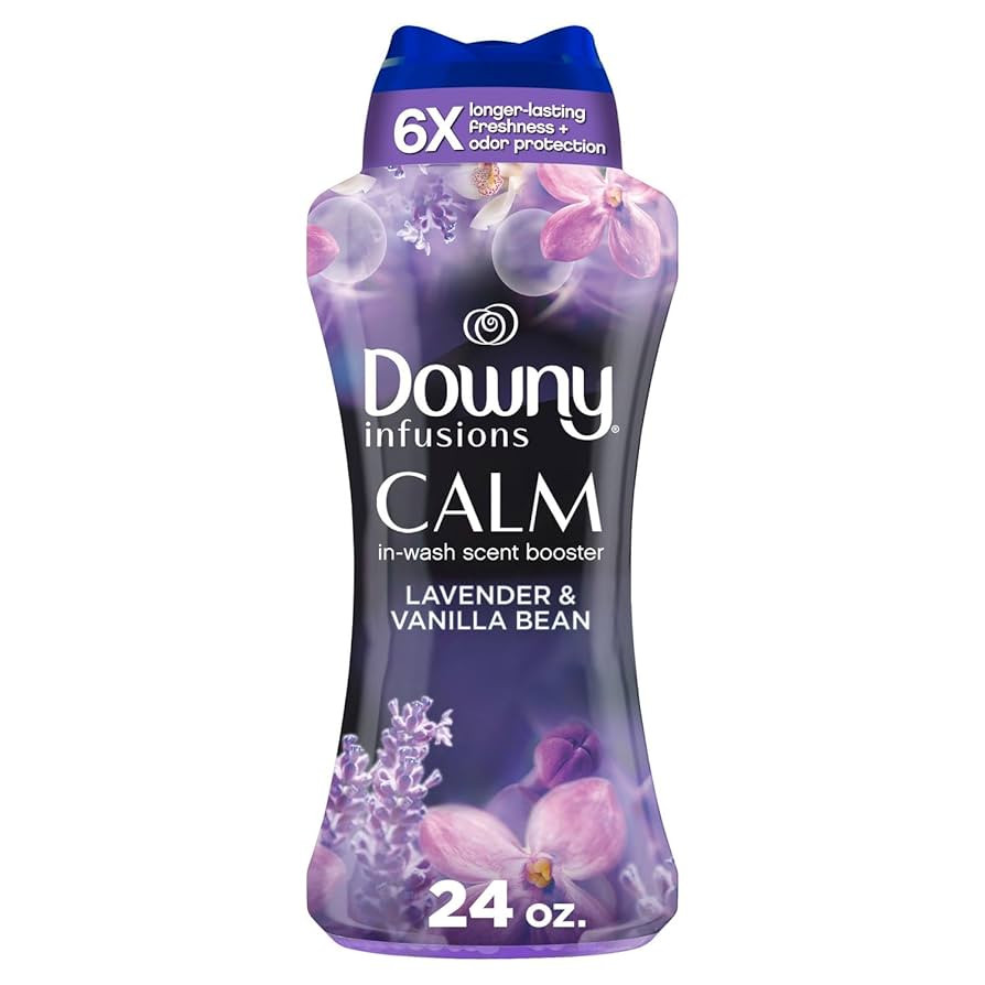 Downy Infusions In-Wash Laundry Scent Booster Beads, CALM, Soothing Lavender and Vanilla Bean, 24... | Amazon (US)