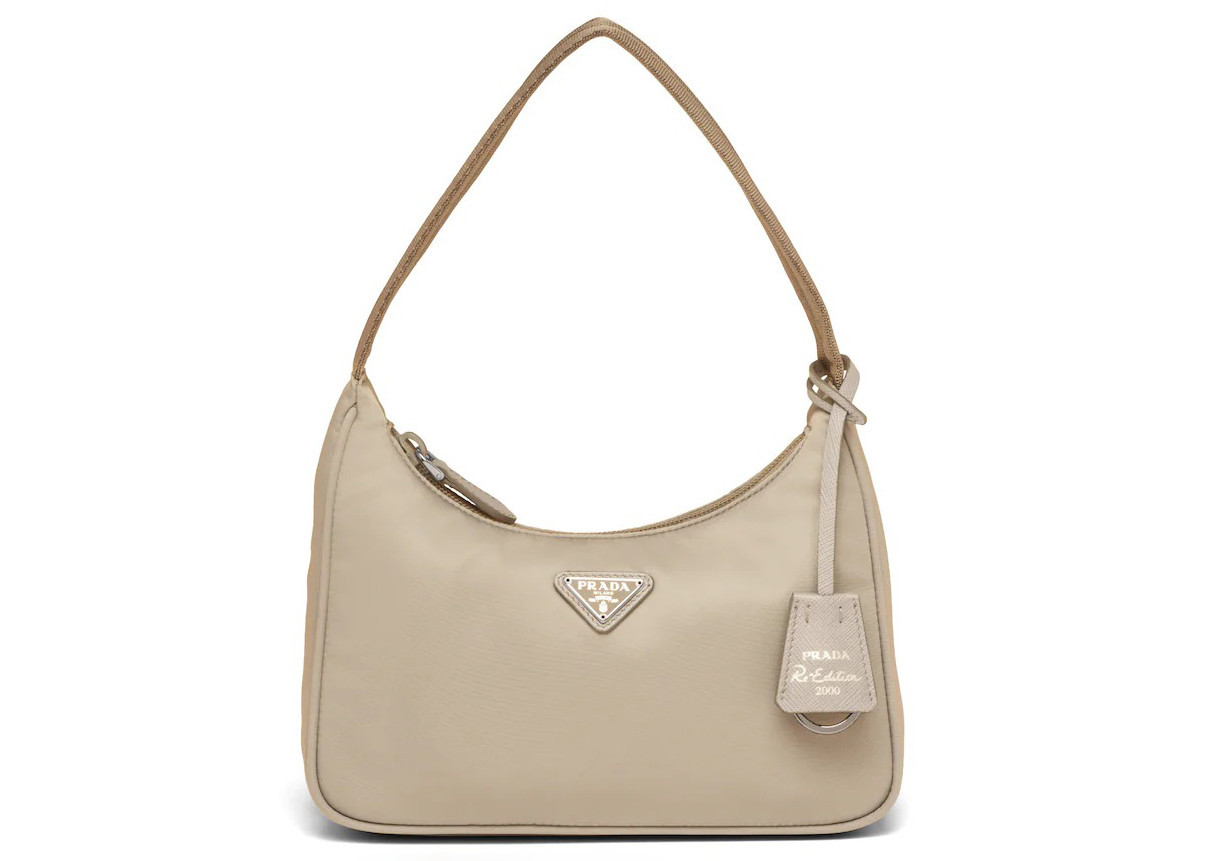 Prada Re-Edition 2000 Re-Nylon Mini Bag Desert Beige | StockX