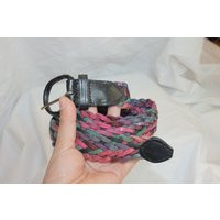 Vintage Colorful Leather Belt, Vintage Multicolor Leather Belt, Braided Belt Womens, Vintage Small Braided Belt, Multicolor | Etsy (US)