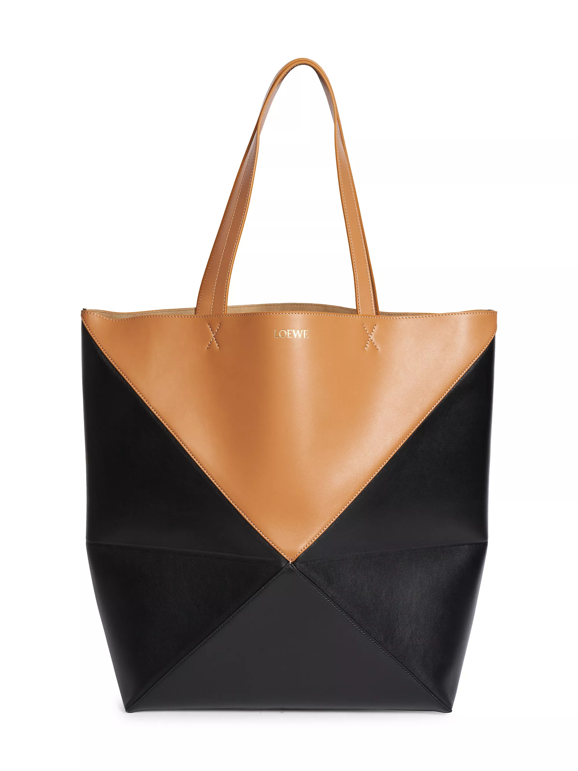Large Puzzle Colorblocked Leather Tote Bag | Saks Fifth Avenue