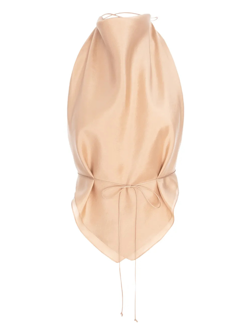 MANURÍhalterneck tie-fastening top | Farfetch Global