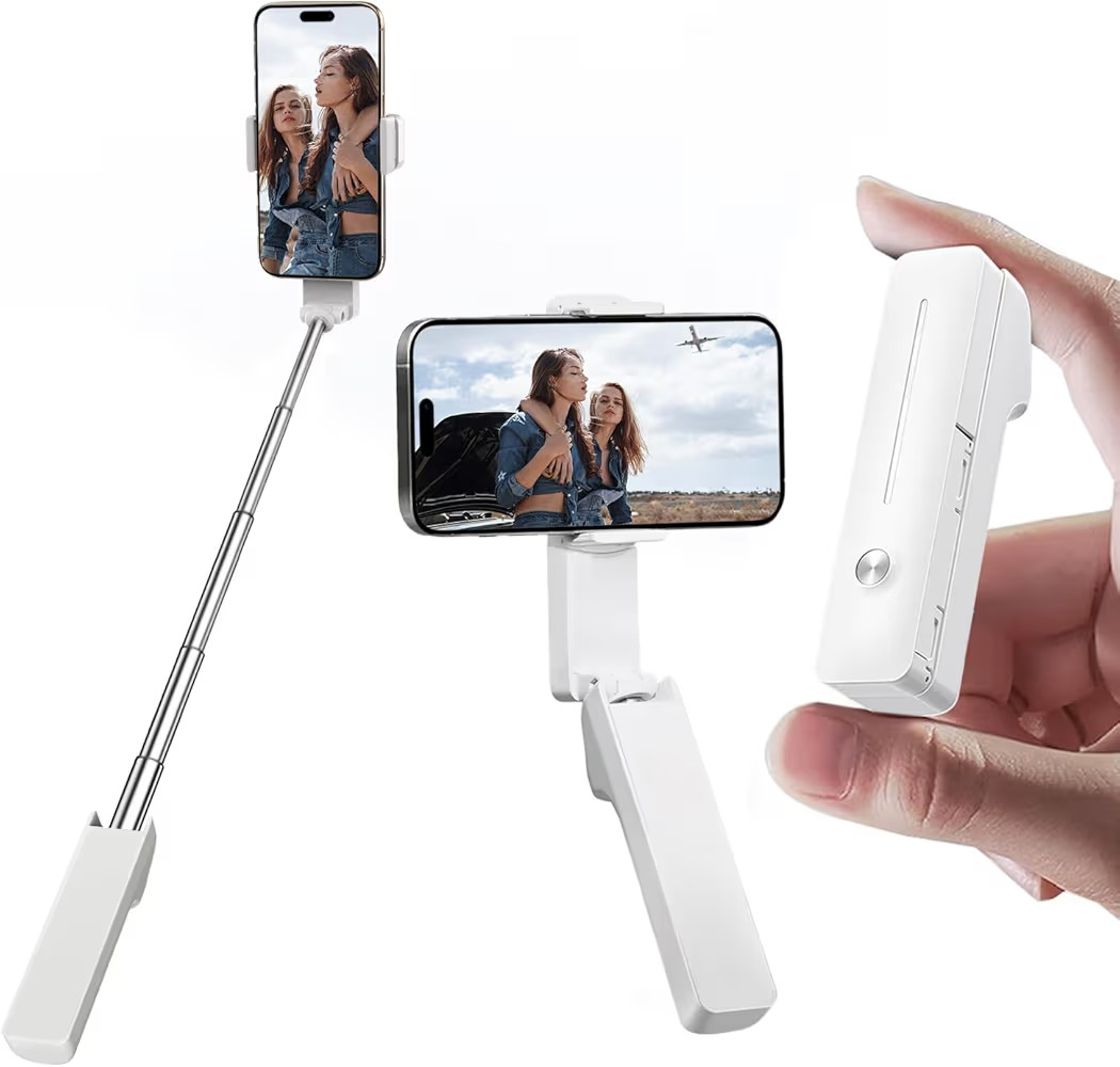 yAyusi Extendable Mini Selfie Stick for iPhone, Pocket Size Portable Selfie Stick with Remote, Co... | Amazon (US)