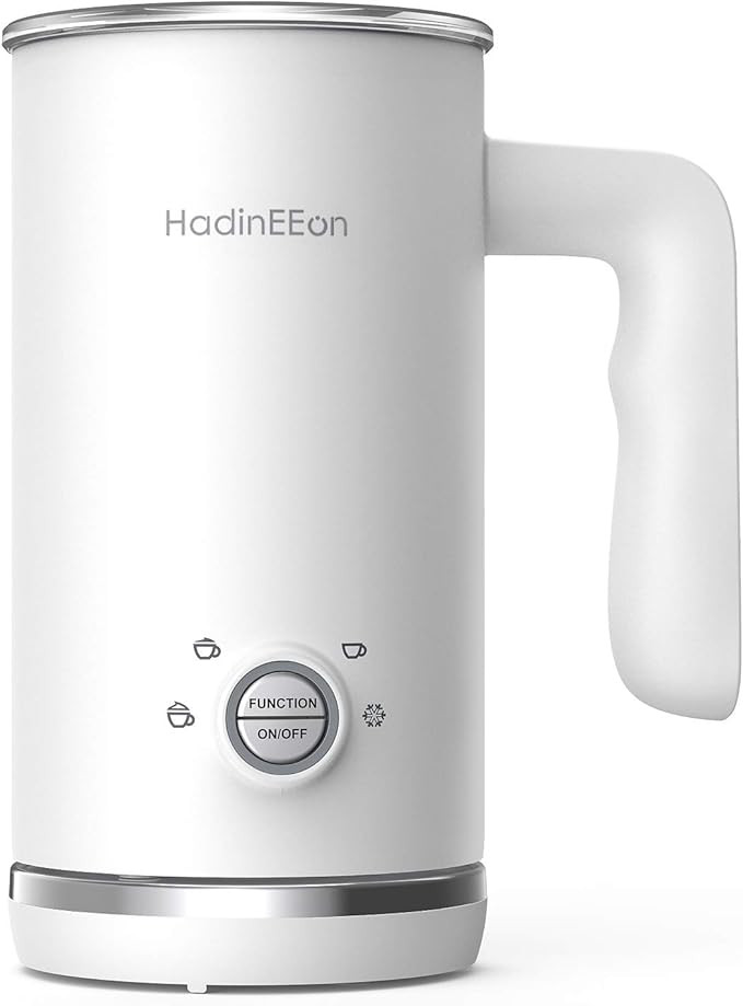 HadinEEon Milk Frother, 4 in 1 Electric Milk Frother and Steamer, Automatic Milk Foam Maker & War... | Amazon (US)