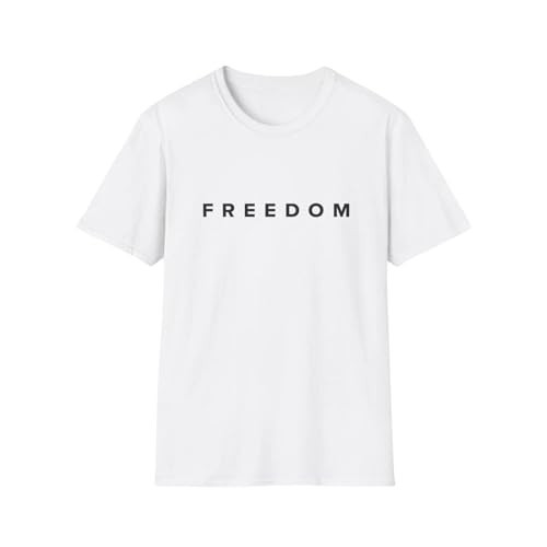Charlie Kirk Freedom Shirt | In Memory of Charlie Kirk Shirt | Freedom Shirt Charlie Kirk T-Shirt | Freedom Charlie Kirk Shirts | American Patriot Tee | Conservative Freedom & Liberty Graphic T-Shirt Adults (White) | Amazon (US)
