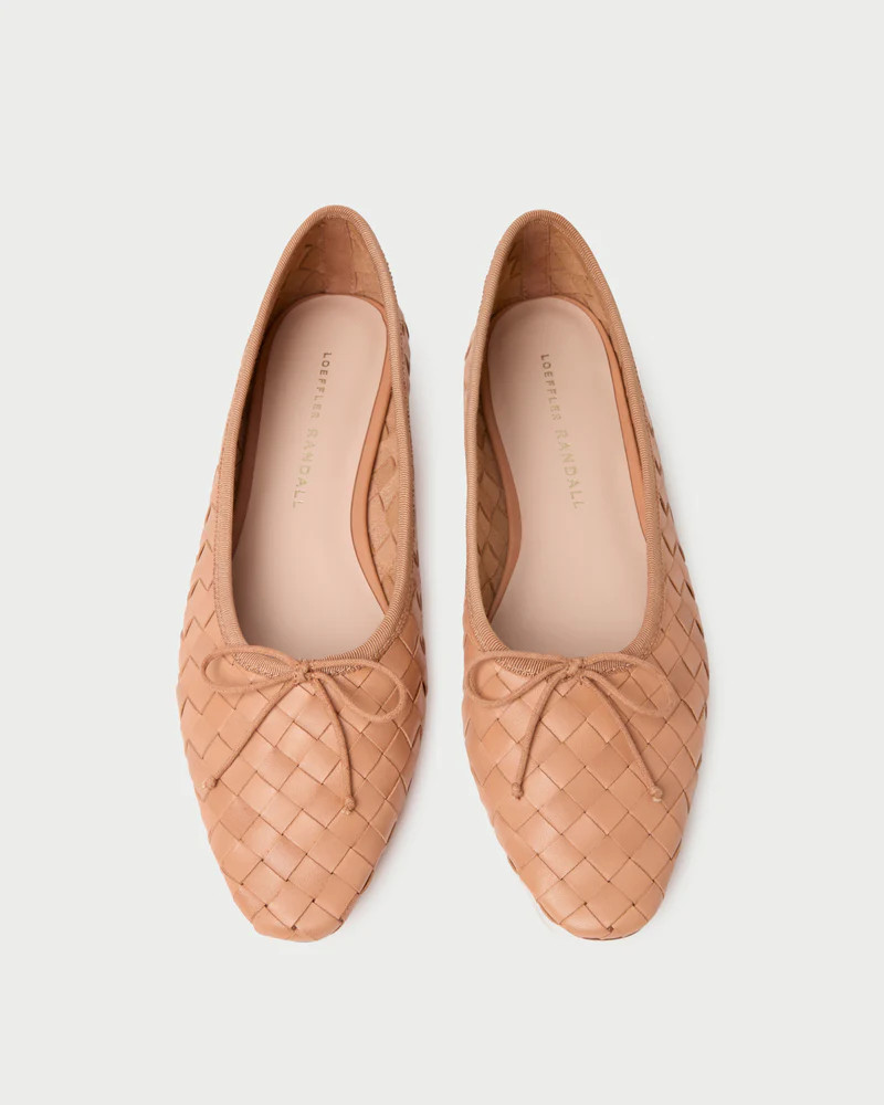 Landry Honey Woven Ballet Flat | Loeffler Randall